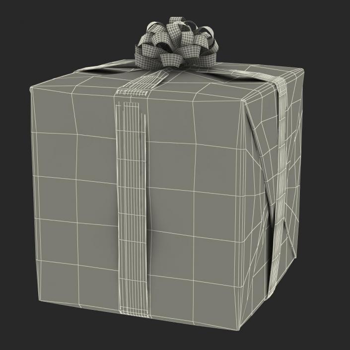 3D model Giftbox 2 Green