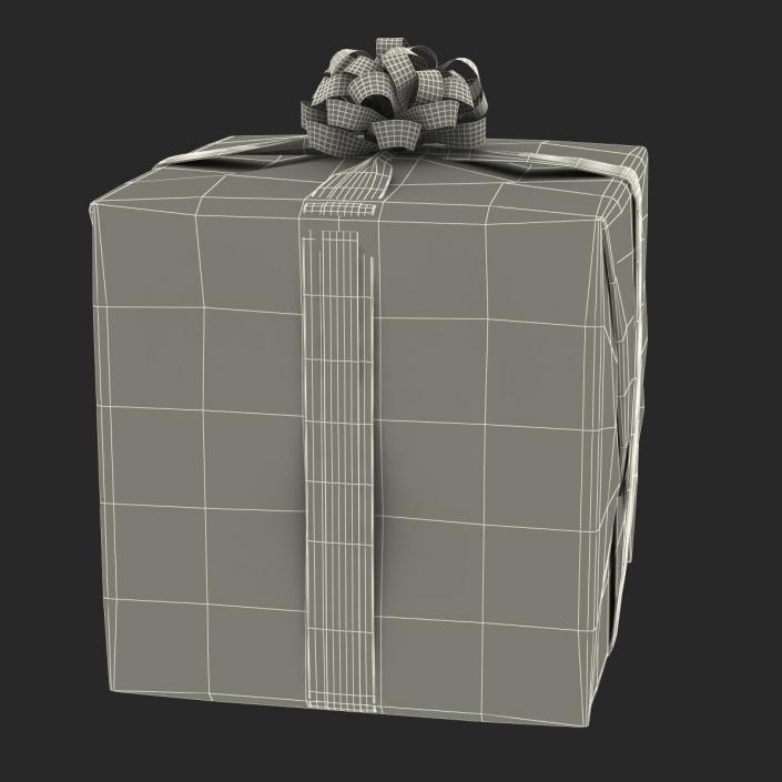 3D model Giftbox 2 Green