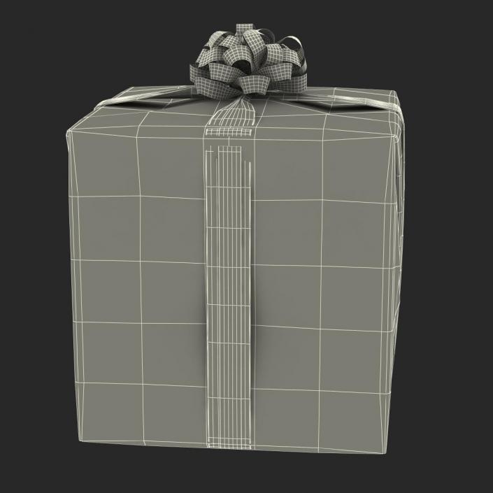 3D model Giftbox 2 Green