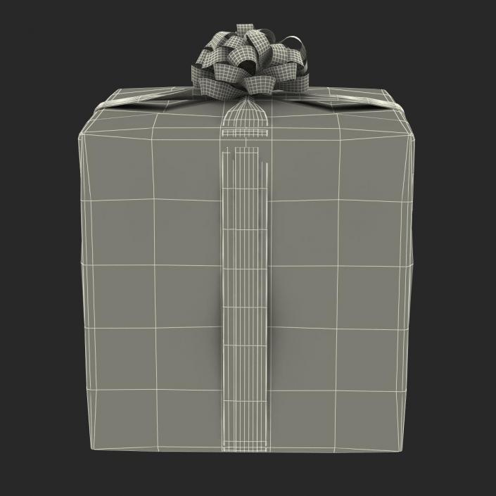 3D model Giftbox 2 Green