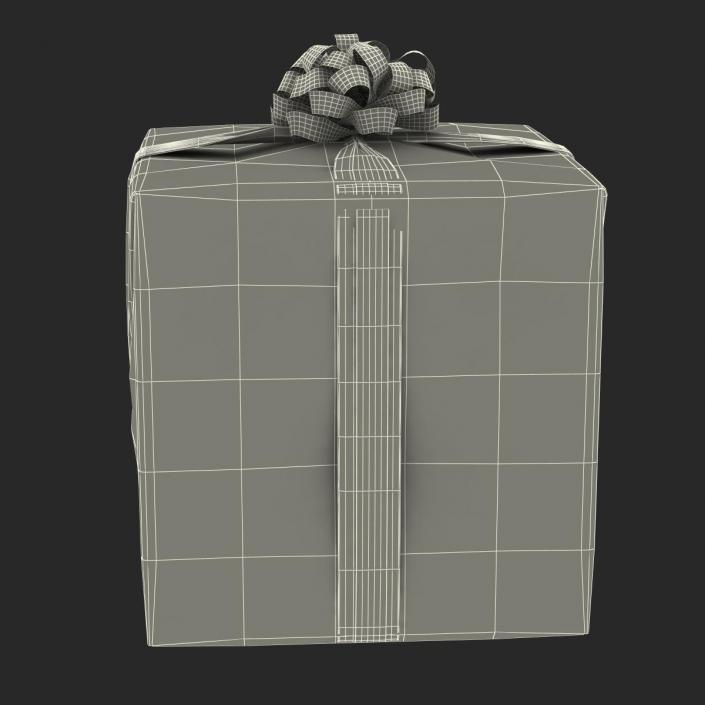 3D model Giftbox 2 Green