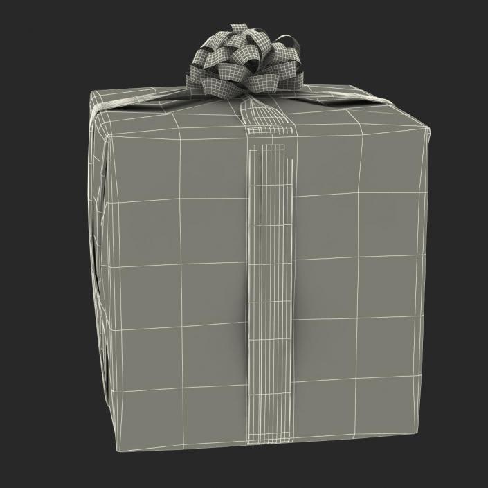 3D model Giftbox 2 Green