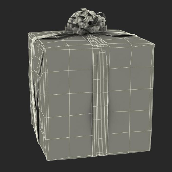 3D model Giftbox 2 Green