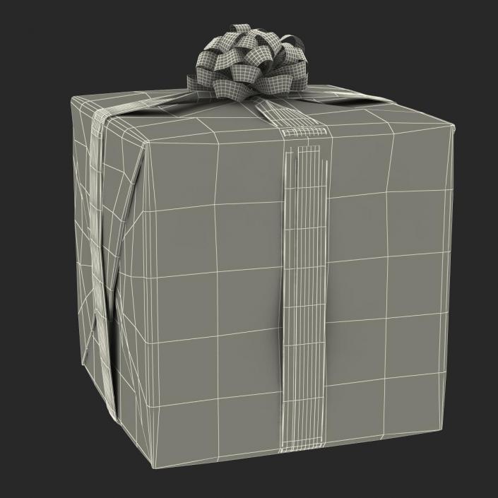 3D model Giftbox 2 Green