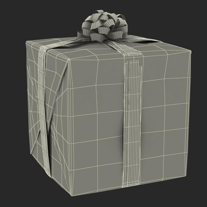 3D model Giftbox 2 Green