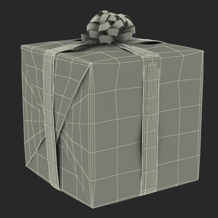 3D model Giftbox 2 Green