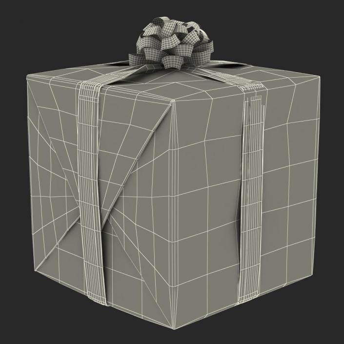 3D model Giftbox 2 Green