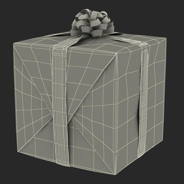 3D model Giftbox 2 Green