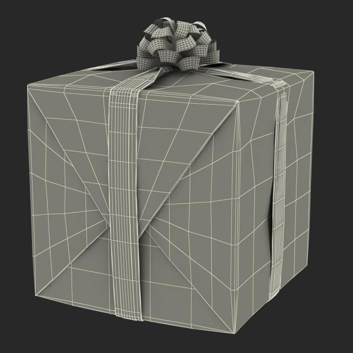 3D model Giftbox 2 Green