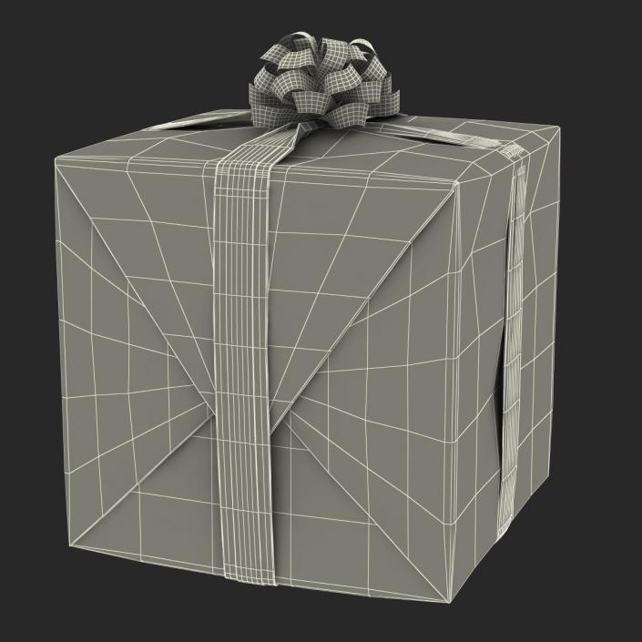 3D model Giftbox 2 Green