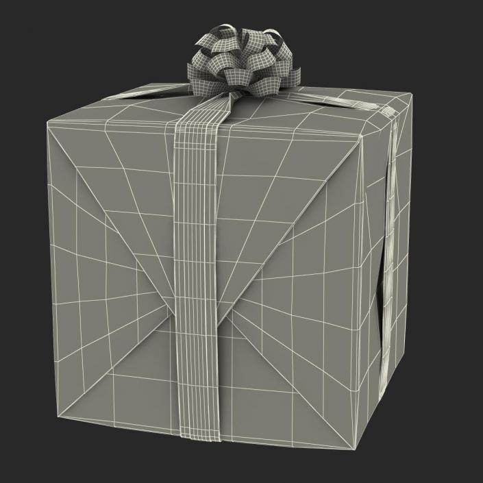 3D model Giftbox 2 Green