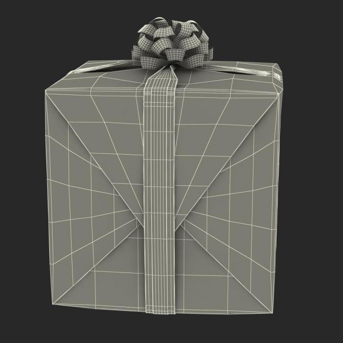 3D model Giftbox 2 Green