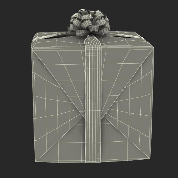 3D model Giftbox 2 Green