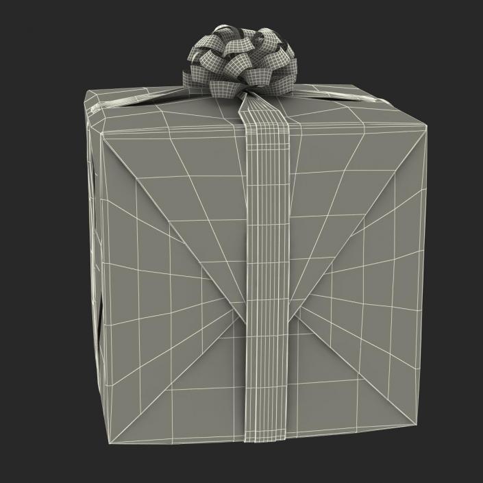 3D model Giftbox 2 Green