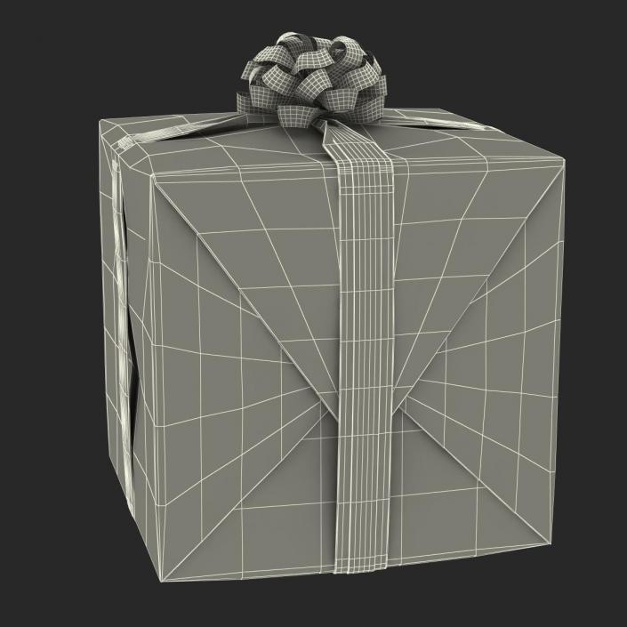 3D model Giftbox 2 Green