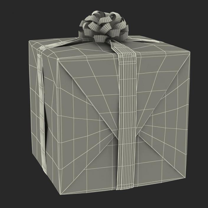 3D model Giftbox 2 Green