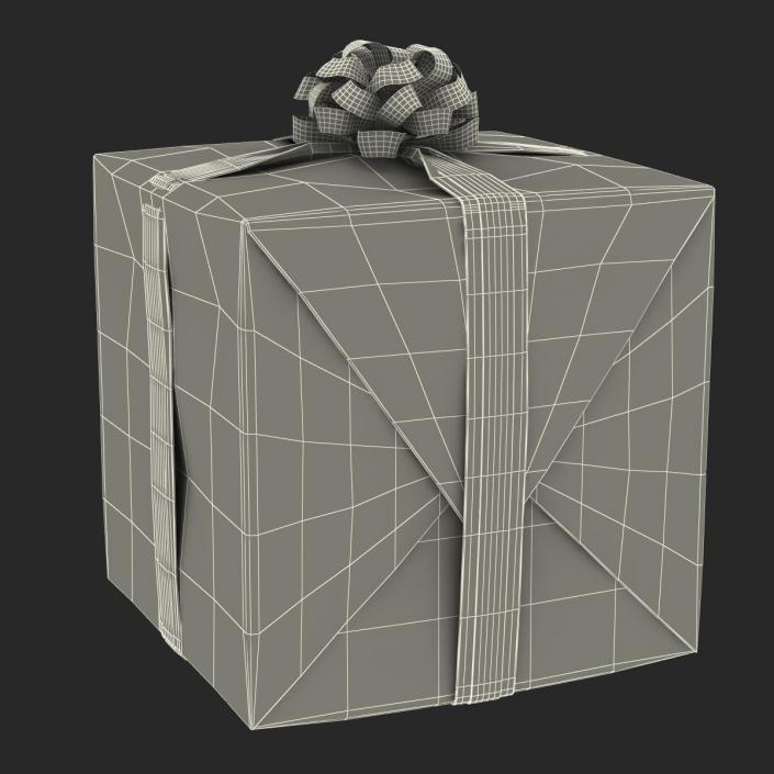 3D model Giftbox 2 Green