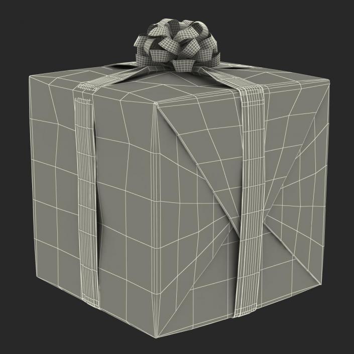 3D model Giftbox 2 Green