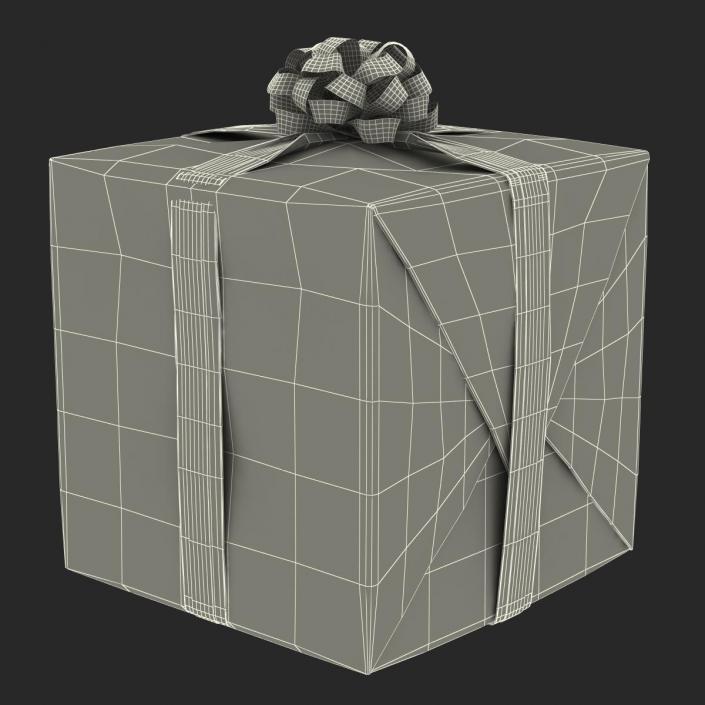 3D model Giftbox 2 Green