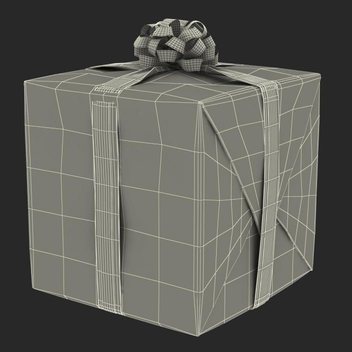 3D model Giftbox 2 Green