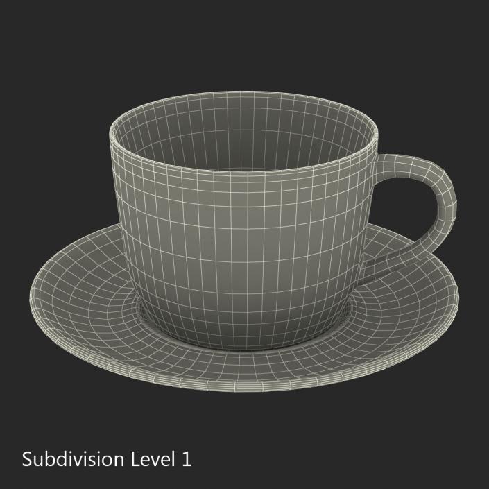 3D Empty Coffee Cup