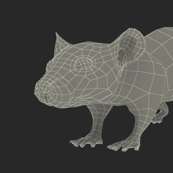 Rat 3 Rigged 3D