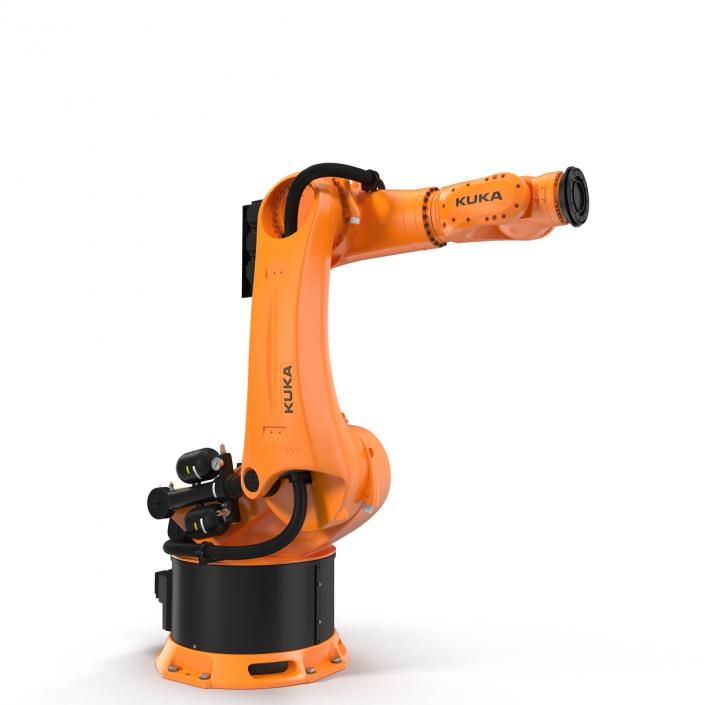 3D Kuka Robot KR 500 FORTEC Rigged