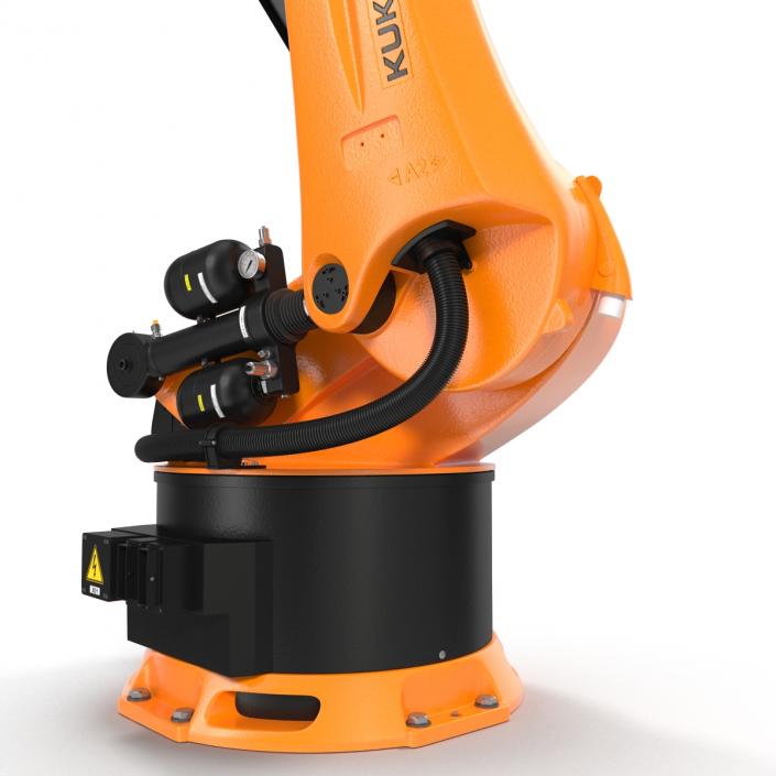 3D Kuka Robot KR 500 FORTEC Rigged