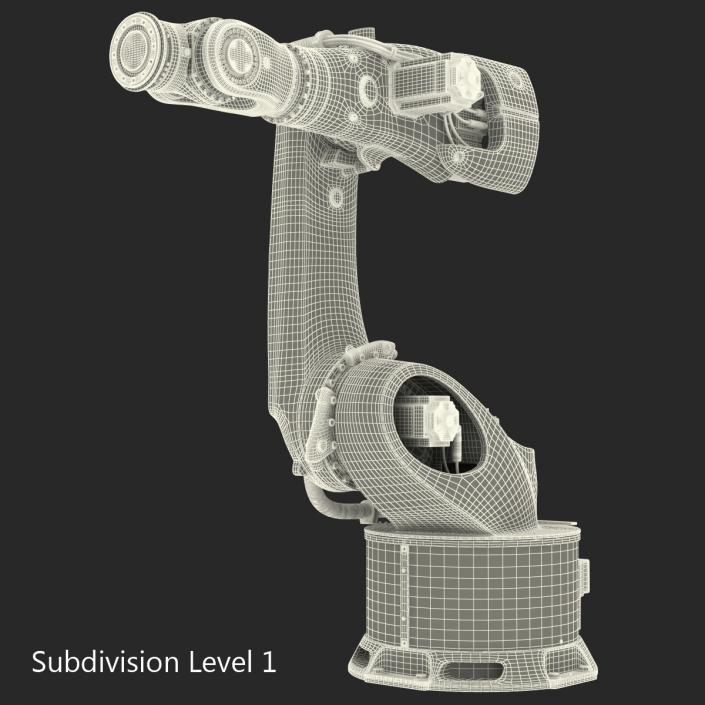 3D Kuka Robot KR 500 FORTEC Rigged