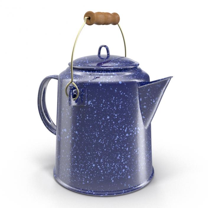 3D Camping Coffee Pot model