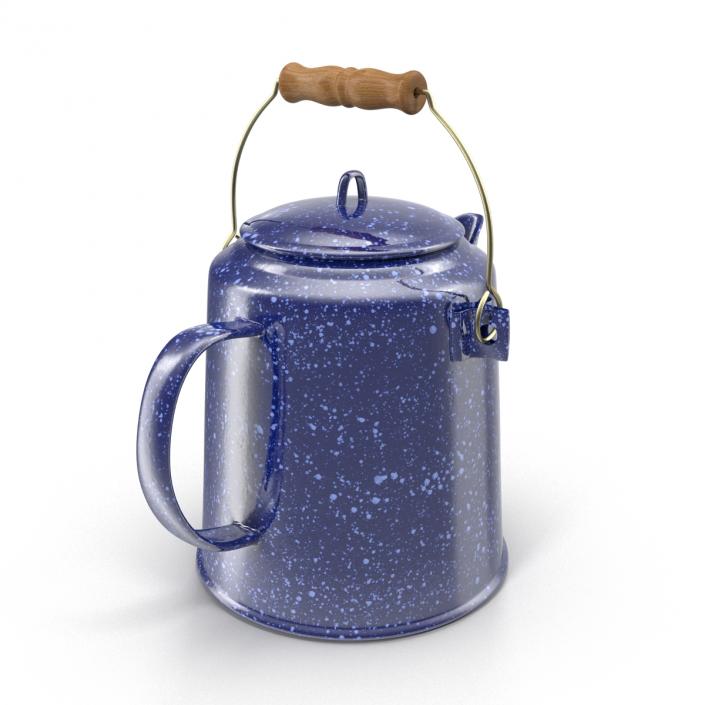 3D Camping Coffee Pot model