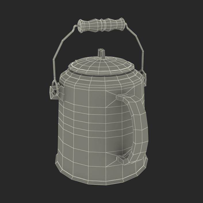 3D Camping Coffee Pot model