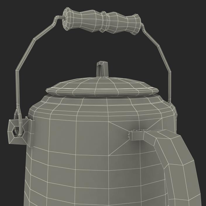 3D Camping Coffee Pot model