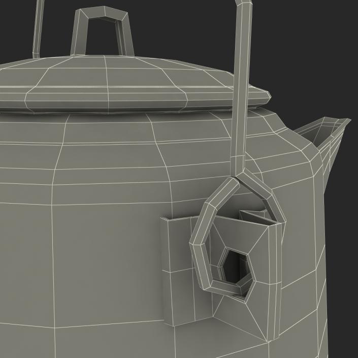 3D Camping Coffee Pot model