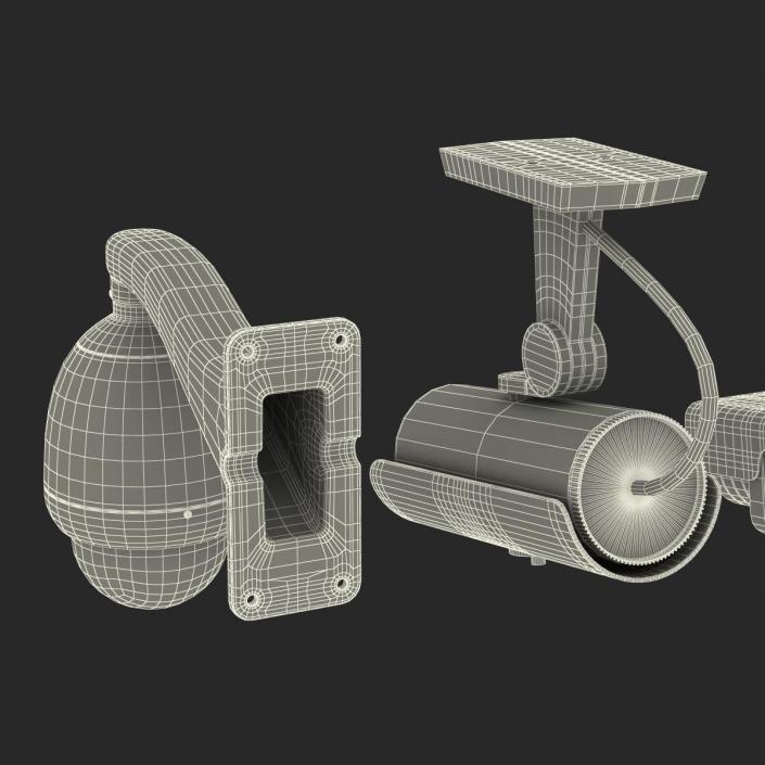 3D CCTV Cameras Collection model