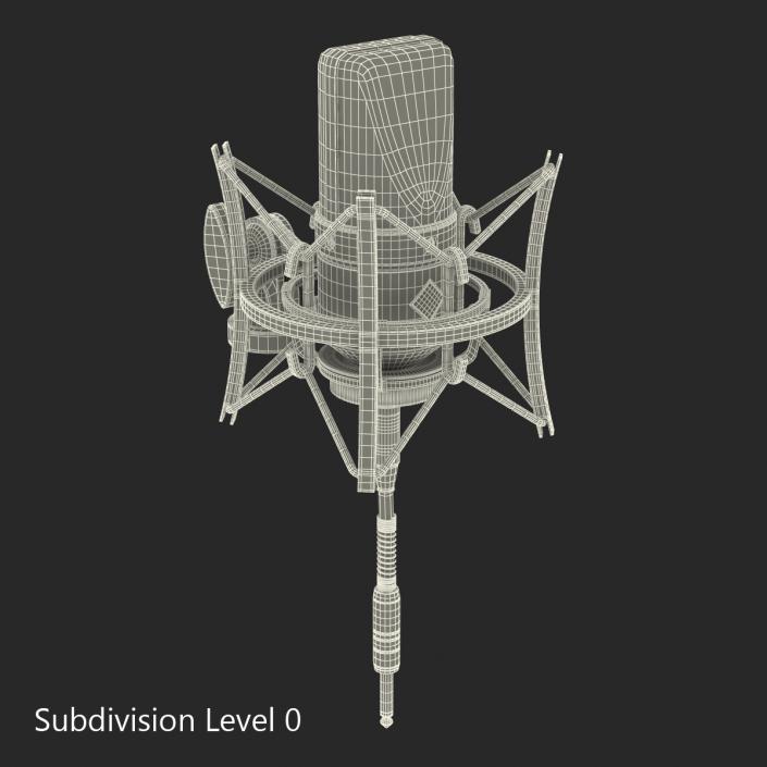 3D model Condenser Microphone Generic 2