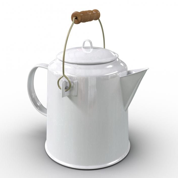 3D model Camping Coffee Pot 2