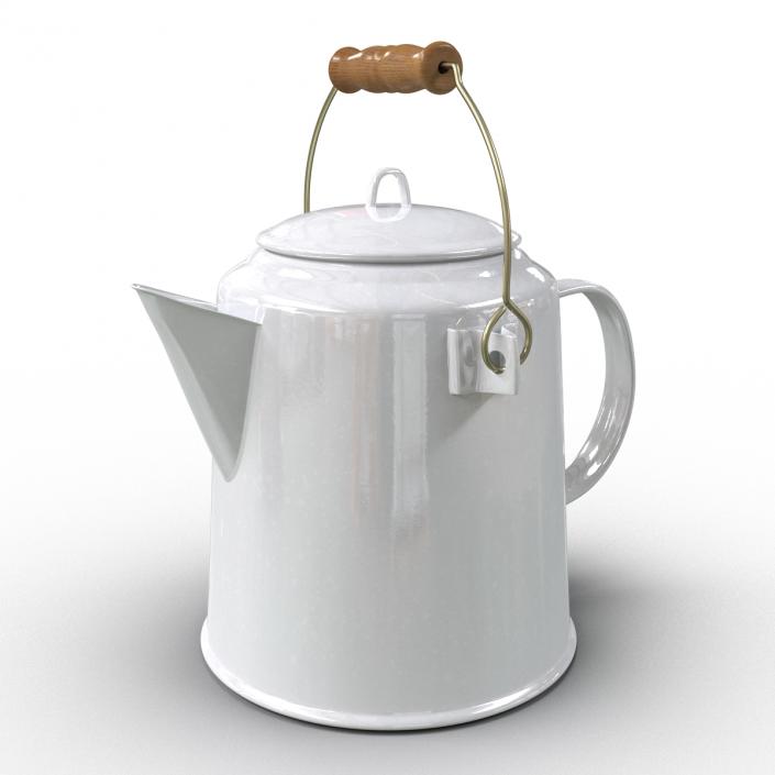 3D model Camping Coffee Pot 2