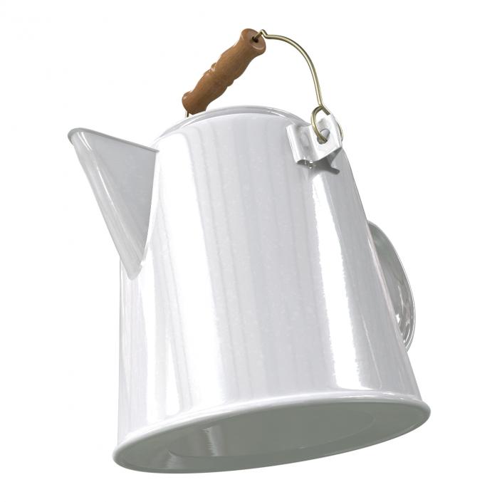 3D model Camping Coffee Pot 2