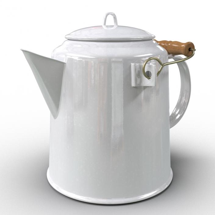 3D model Camping Coffee Pot 2