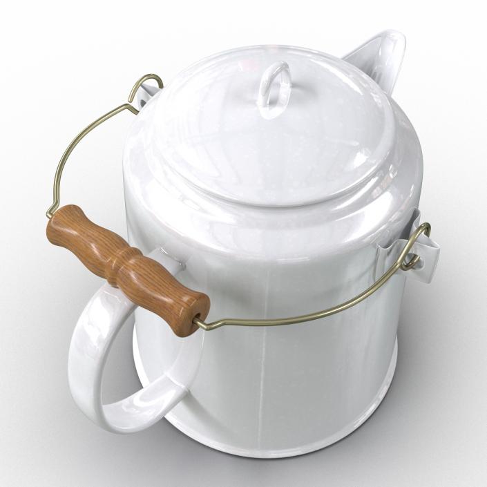 3D model Camping Coffee Pot 2