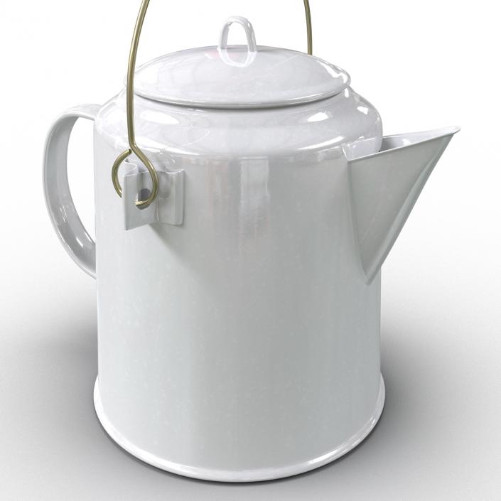 3D model Camping Coffee Pot 2