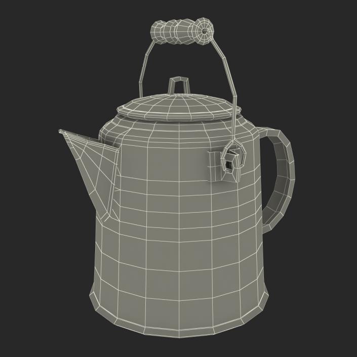 3D model Camping Coffee Pot 2