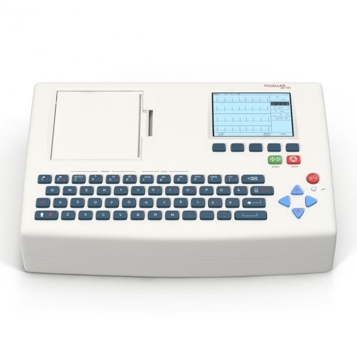 3D Electrocardiograph Machine 2 model