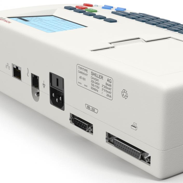 3D Electrocardiograph Machine 2 model