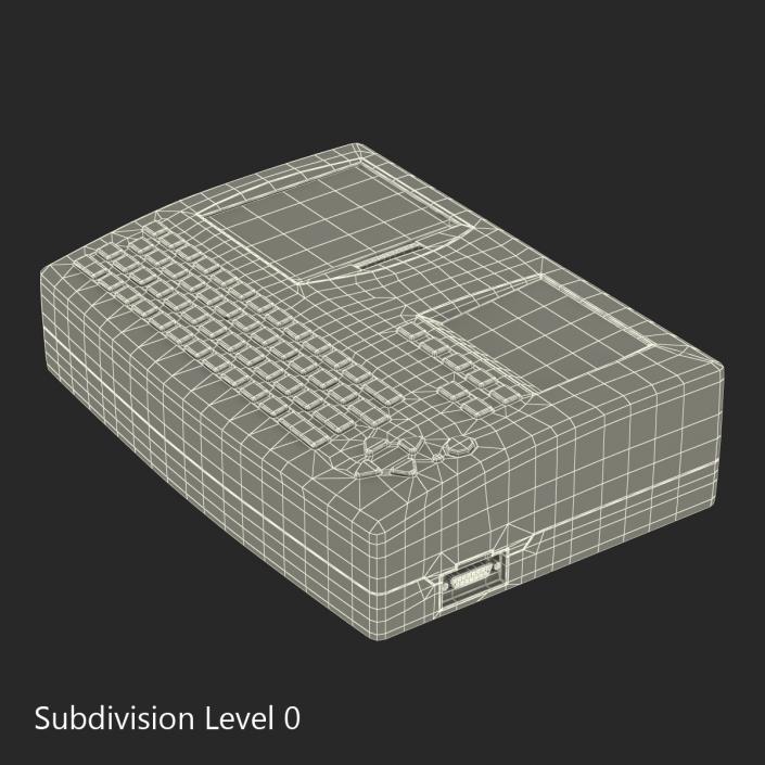 3D Electrocardiograph Machine 2 model