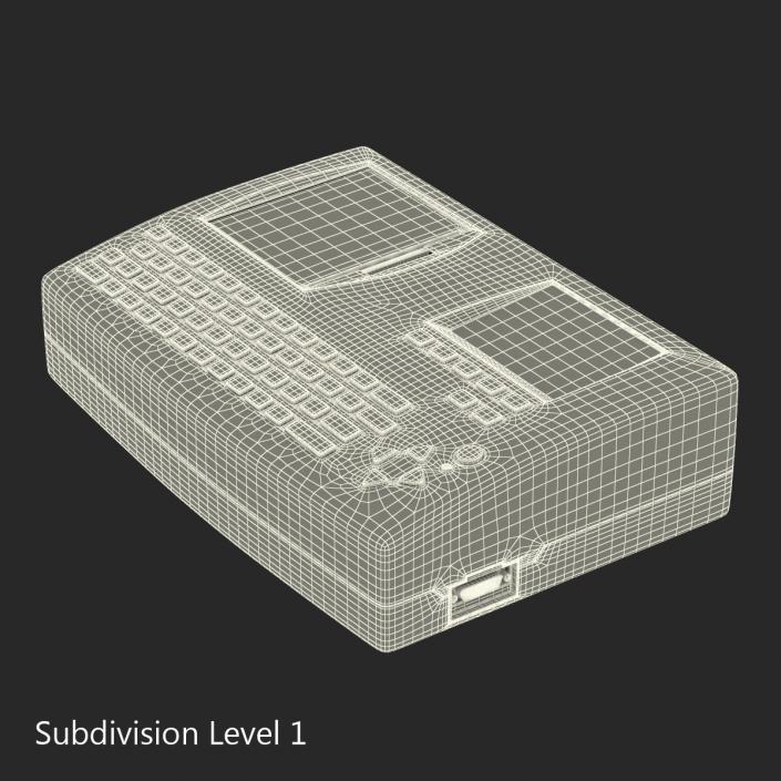 3D Electrocardiograph Machine 2 model