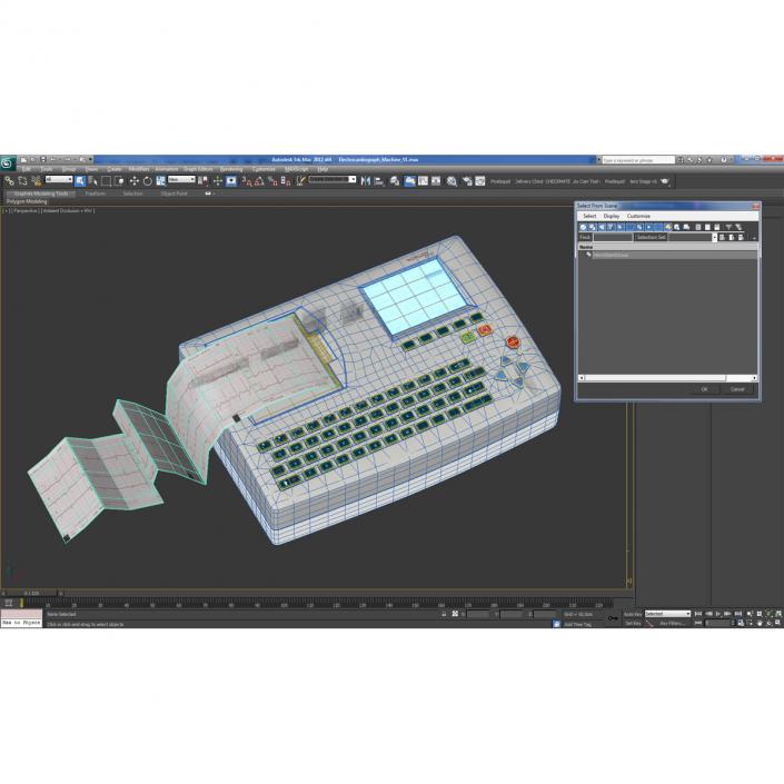 3D Electrocardiograph Machine