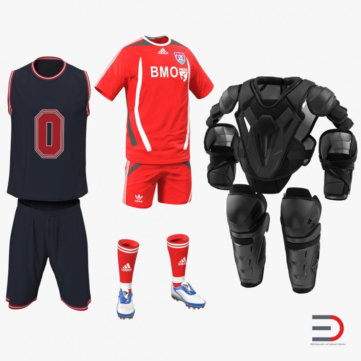 Sport Clothes 3D Models Collection 3D model