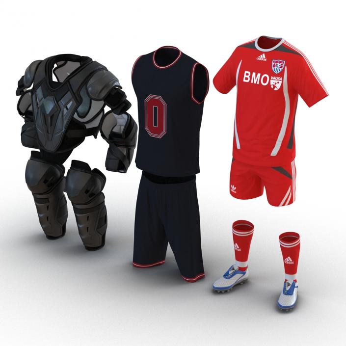 Sport Clothes 3D Models Collection 3D model